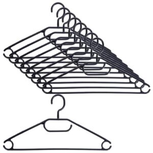 Wieszaki na Ubrania Czarne 10 szt. STORAGE SOLUTIONS Obrotowe Praktyczne