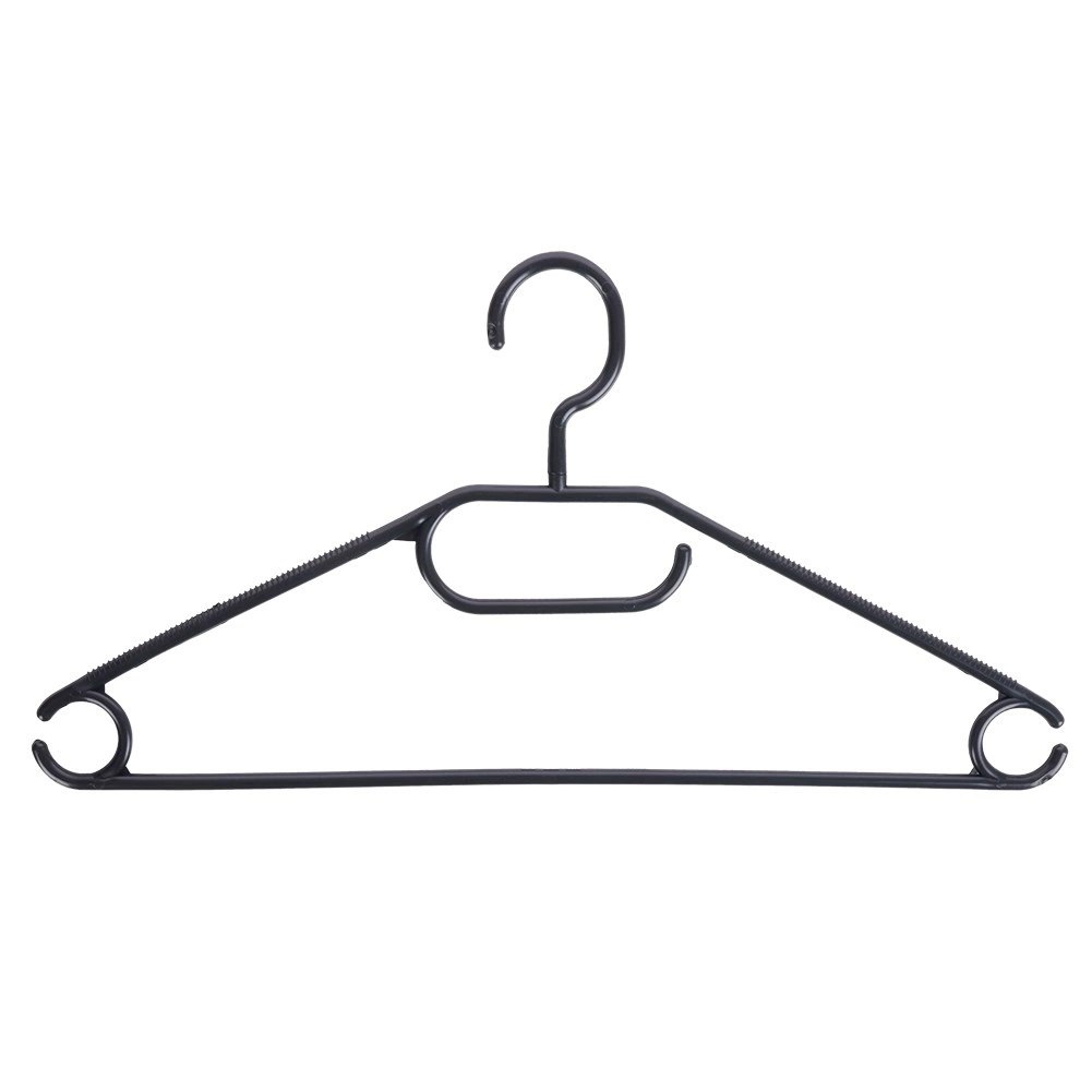 Wieszaki na Ubrania Czarne 10 szt. STORAGE SOLUTIONS Obrotowe Praktyczne - obrazek 3