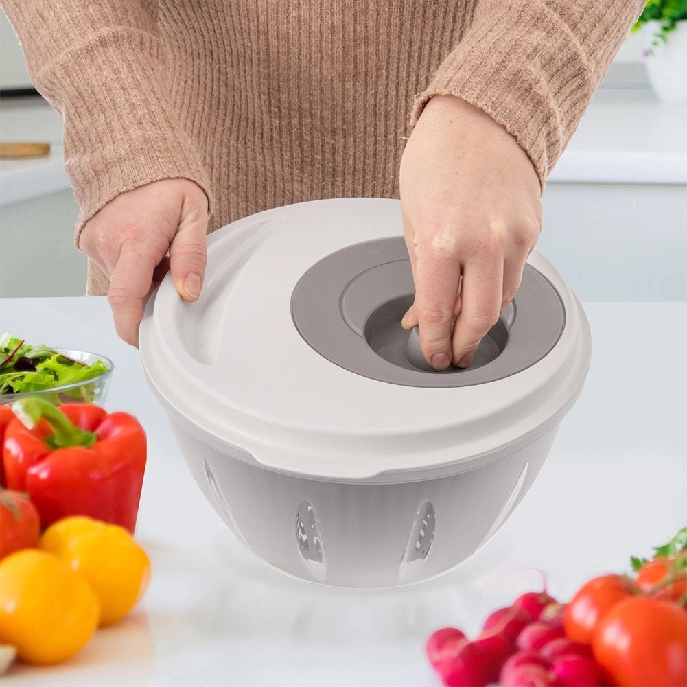 Wirówka Suszarka do Sałaty ELA 4,5 L ORION Ręczna z Korba Uniwersalna - obrazek 5