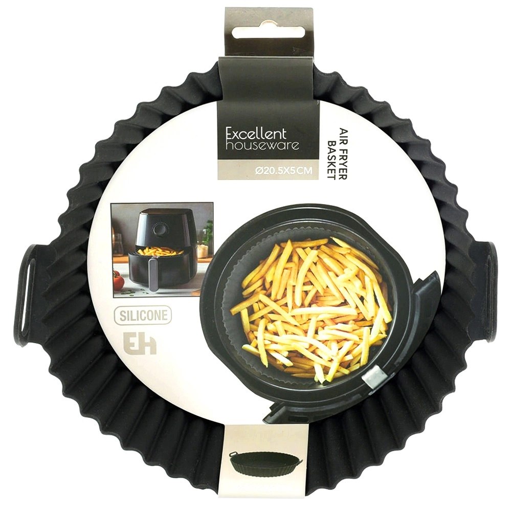 Wkład Silikonowy do Frytkownicy Air Fryer Okrągły 20,5 cm Akcesoria - obrazek 7