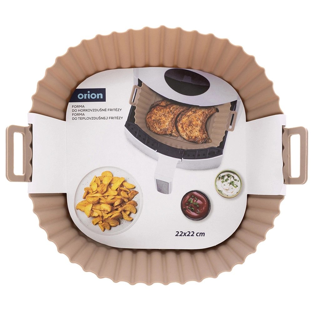 Wkład do Frytkownicy Air Fryer Beztłuszczowej Silikonowy Beżowy 22 cm - obrazek 7