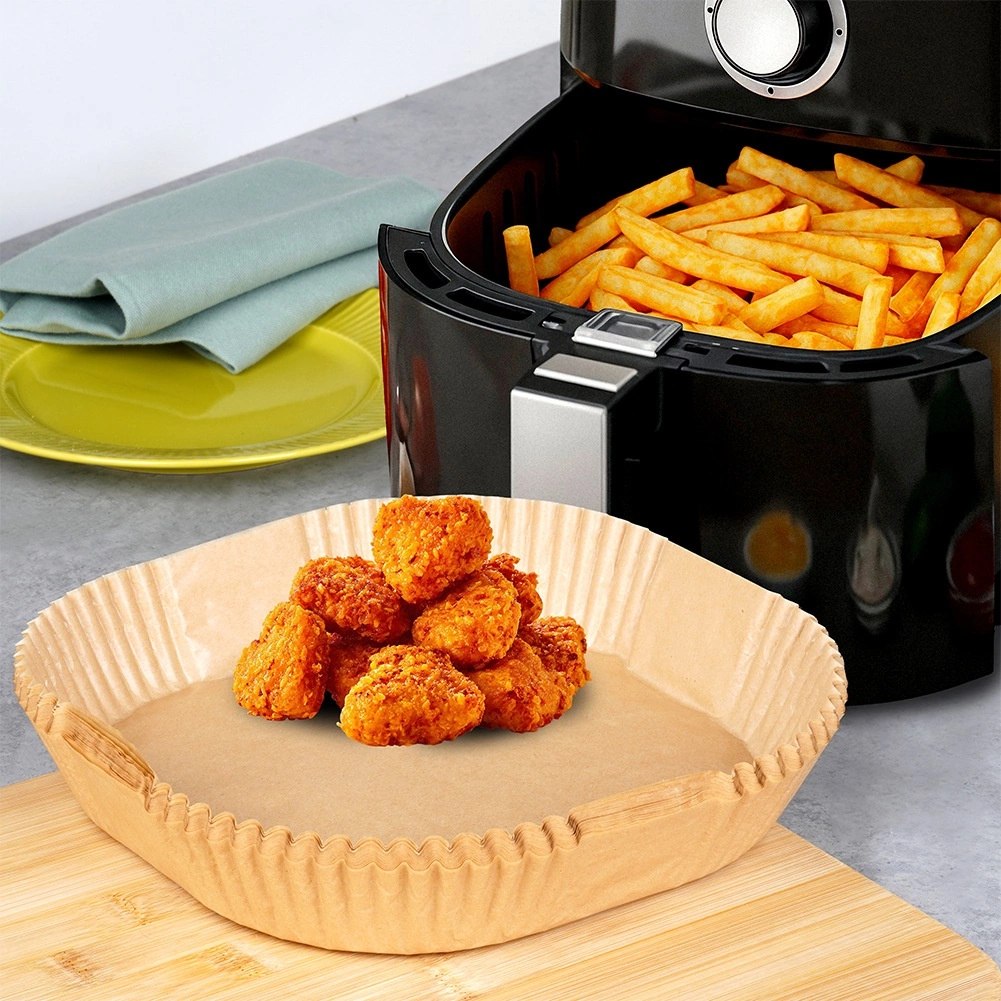 Wkład do Frytkownicy Air Fryer 50 szt. VILDE Papier Kwadratowy 23 x 23 cm - obrazek 2