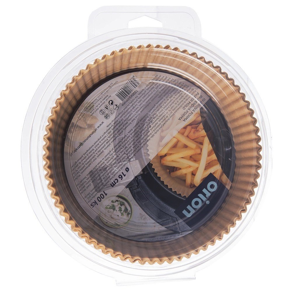 Wkład do Frytkownicy Air Fryer 100 szt. ORION Pergaminowy Okrągły 16 cm - obrazek 8