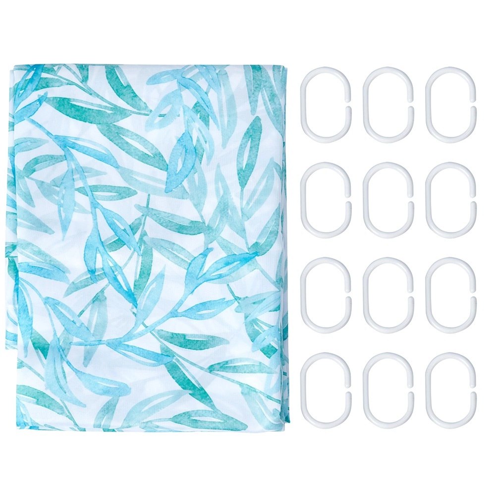 Wodoodporna Zasłona Prysznicowa Łazienkowa BATHROOM SOLUTIONS 180 x 200 cm - obrazek 2