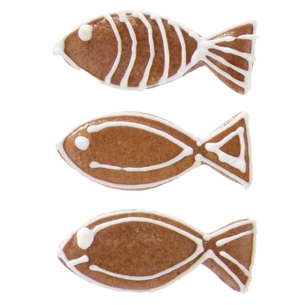 Wykrawacz do Ciastek Ryba 5 x 2 cm Stal Nierdzewna do Zmywarki ORION - obrazek 4