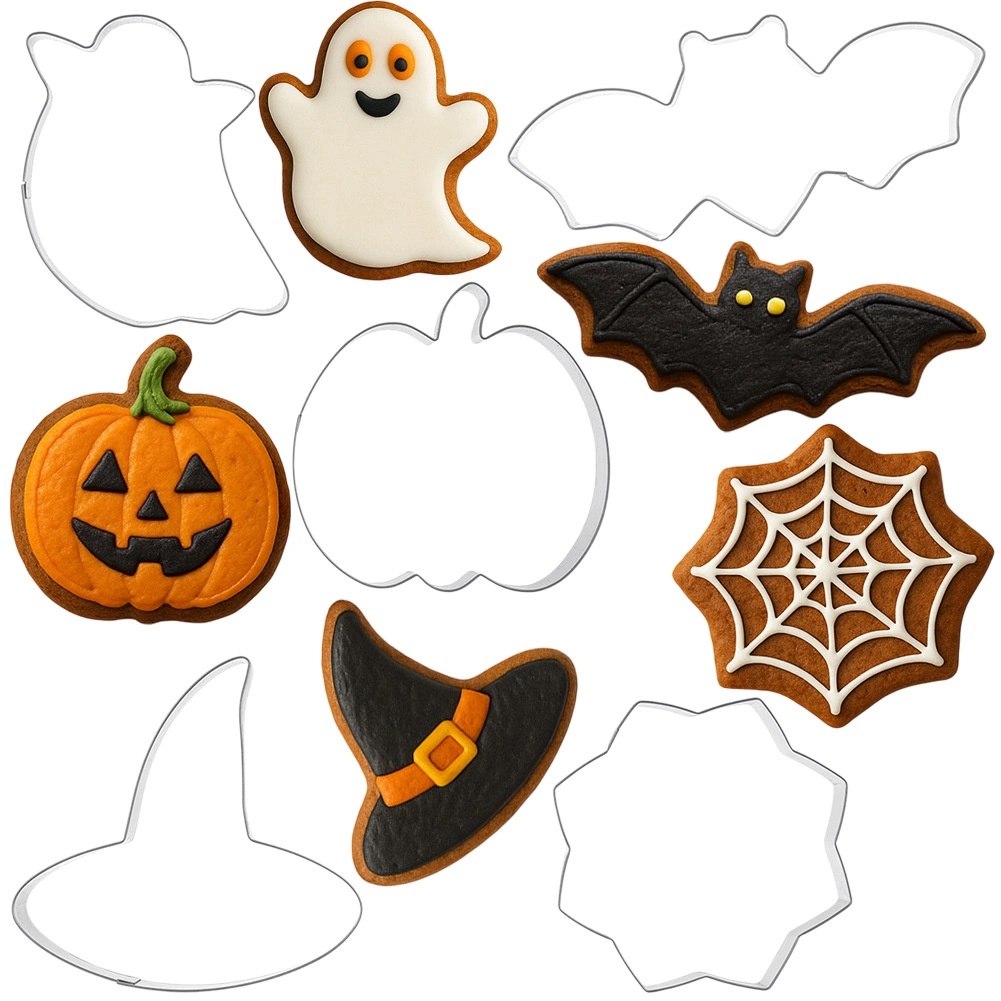 Wykrawacze do Ciastek Zestaw 6 szt. Stal ORION Halloween Dynia Zmywarka - obrazek 7