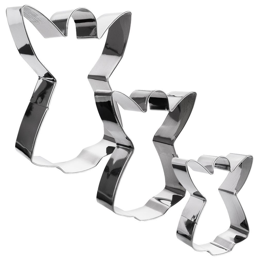 Wykrawacze do Ciastek 3 szt. LA CUCINA Anioł Stal Nierdzewna 12 cm - obrazek 3