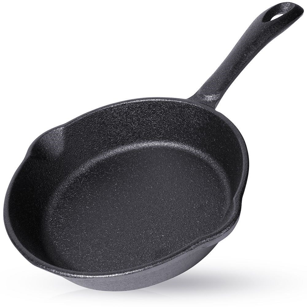 Żeliwna Okrągła Patelnia do Wylewania na Gaz ORION 16 cm