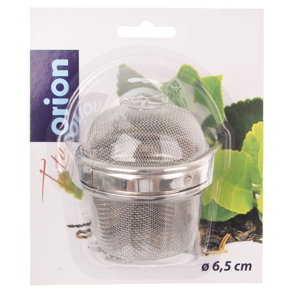 Sitko do Zaparzania Herbaty Kula Łańcuszek 6,5 cm Stal Zaparzacz ORION - obrazek 2