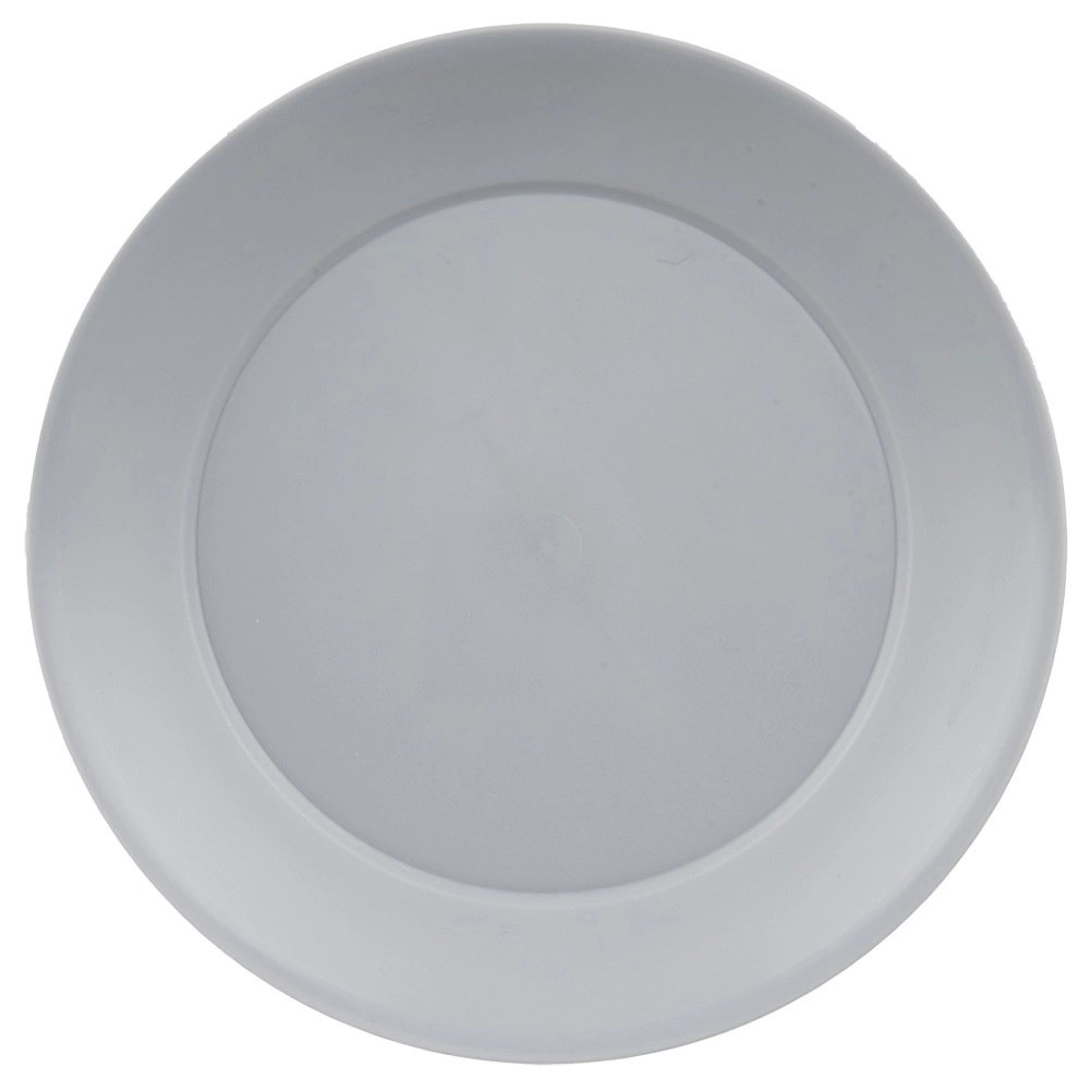 Zestaw 6 Talerzy Obiadowych 23,5 cm Szare Nietłukące do Mikrofali - obrazek 5