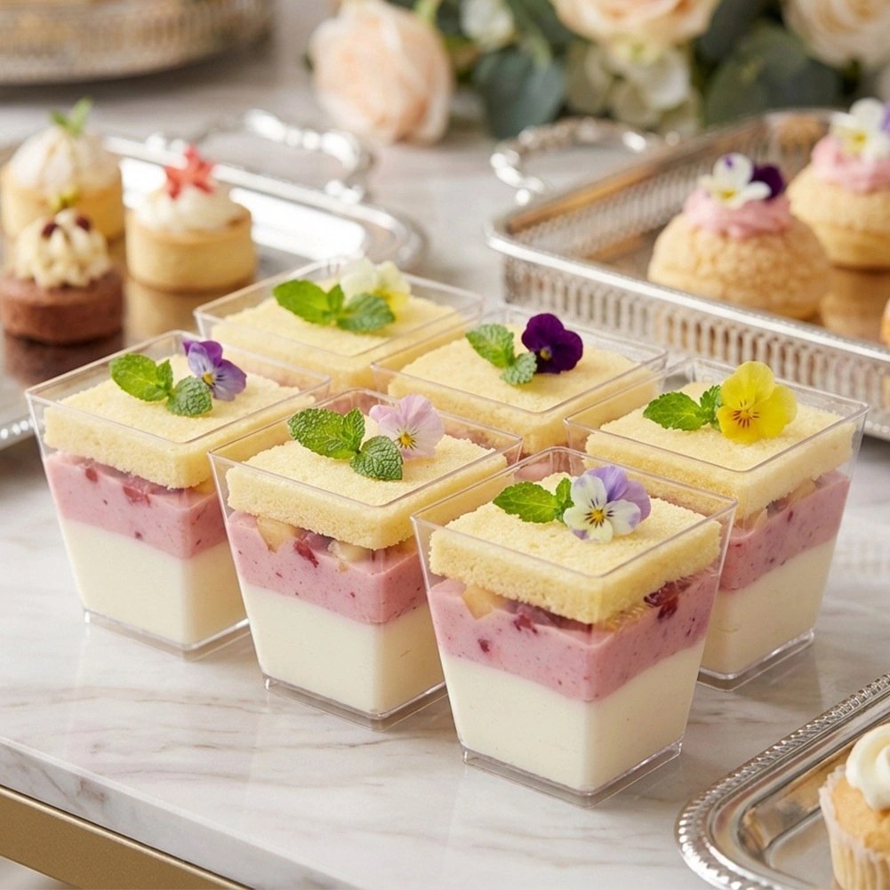 Zestaw 6 szt. Pucharków 180ml do Finger Food i Przekąsek ORION Desery - obrazek 2