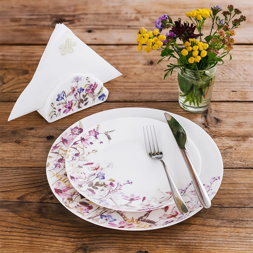 Zestaw Talerzy Porcelanowych 18 el. Louka Komplet Obiadowy na 6 Osób - obrazek 4