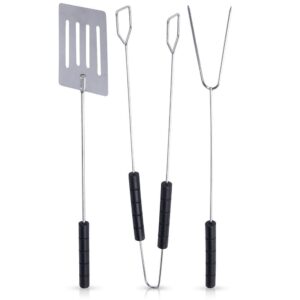 Zestaw Przyborów do Grilla 3 el. BBQ COLLECTION Łopatka Szczypce Widelec