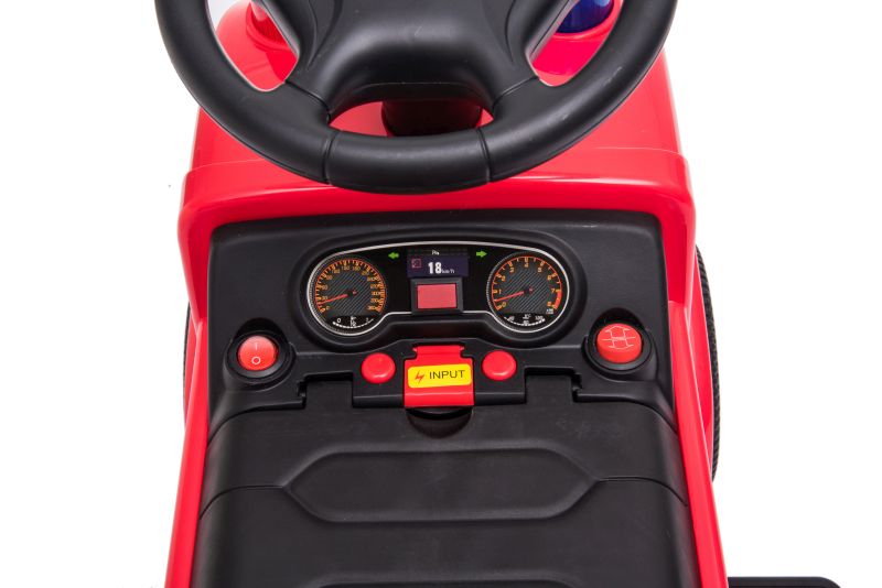 JEŹDZIK NA AKUMULATOR STRAŻ POŻARNA Z DRABINĄ I BAŃKAMI/GTS-6688-B - obrazek 7