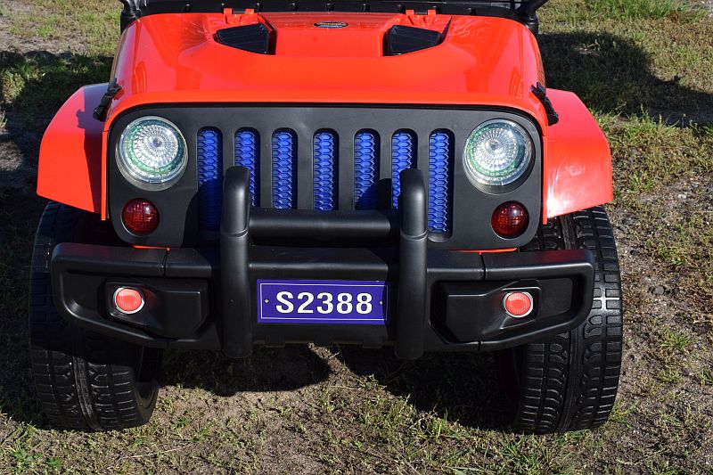 MEGA JEEP SUNSHINE, NAPĘD 4X4, 2X12V, WOLNY START/ MIĘKKIE KOŁA, BLUETOOTH, RADIO EXCLUSIVE/2388 - obrazek 6