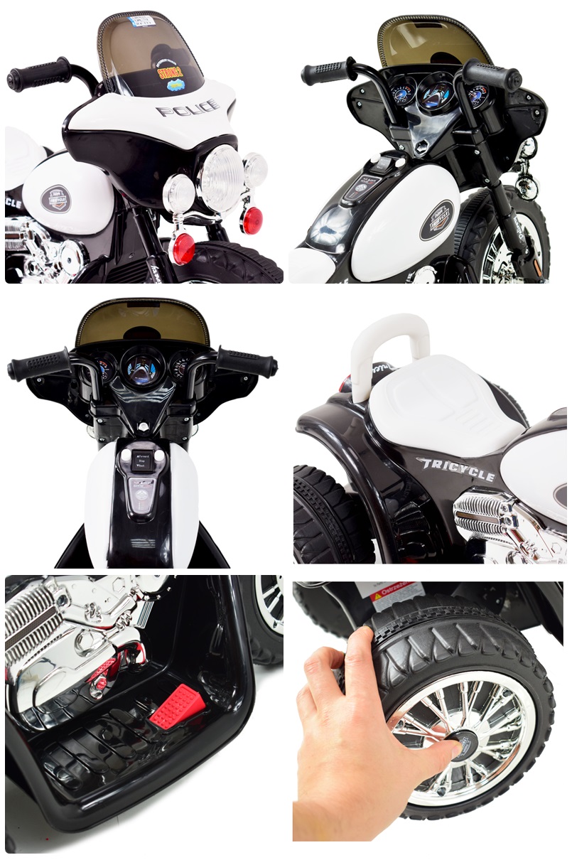 MOTOR POLICYJNY - PIERWSZY MOTOREK DLA DZIECKA, 3 KOŁOWY/JT568 - obrazek 15