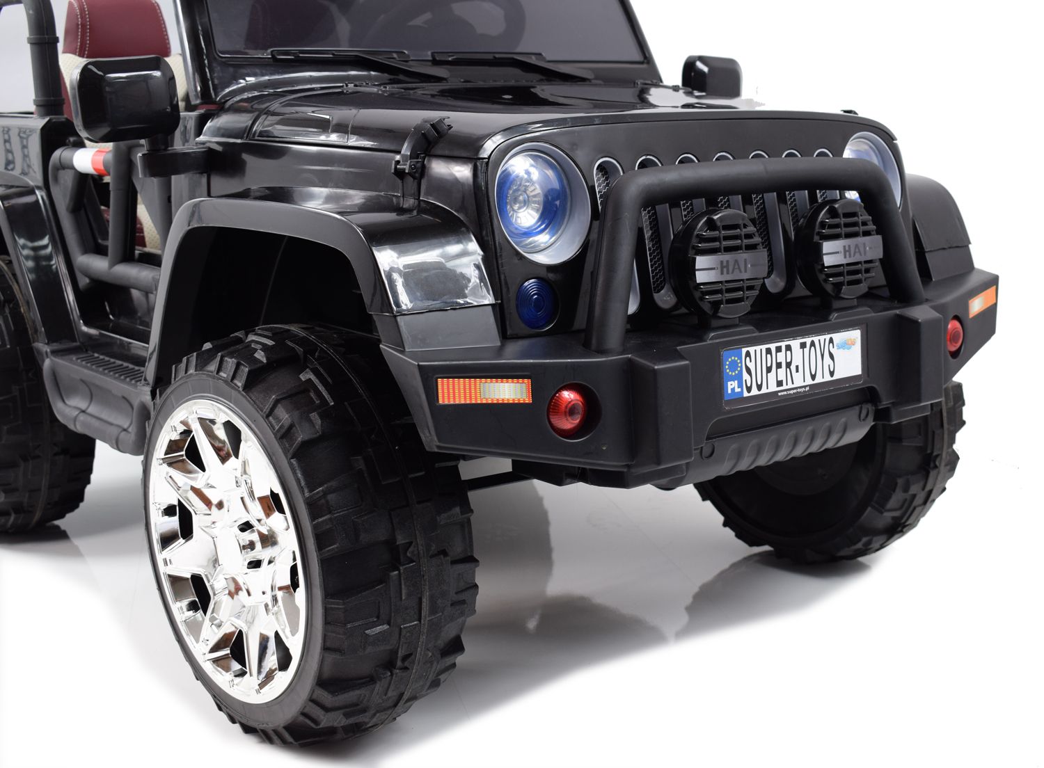 MEGA DWUOSOBOWY DZIP 4X4, WOLNY START, MIĘKKIE KOŁA, EXCLUSIVE/A999 - obrazek 5