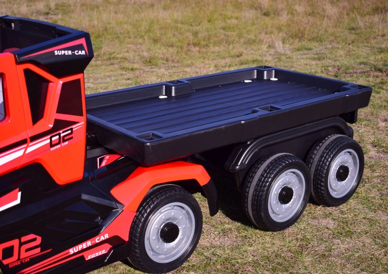 MEGA TRUCK, CIĘŻARÓWKA Z PRZYCZEPĄ GIGANT ZESTAW/BDQ-2020 - obrazek 6