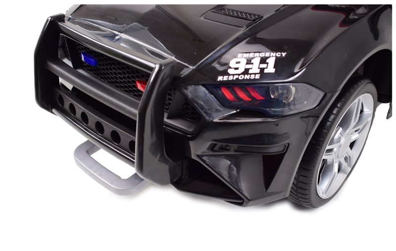 AUTO POLICJA, DŹWIĘKI, MIĘKKIE KOŁA EVA, MIĘKKIE SIEDZENIE/BBH0007 - obrazek 5