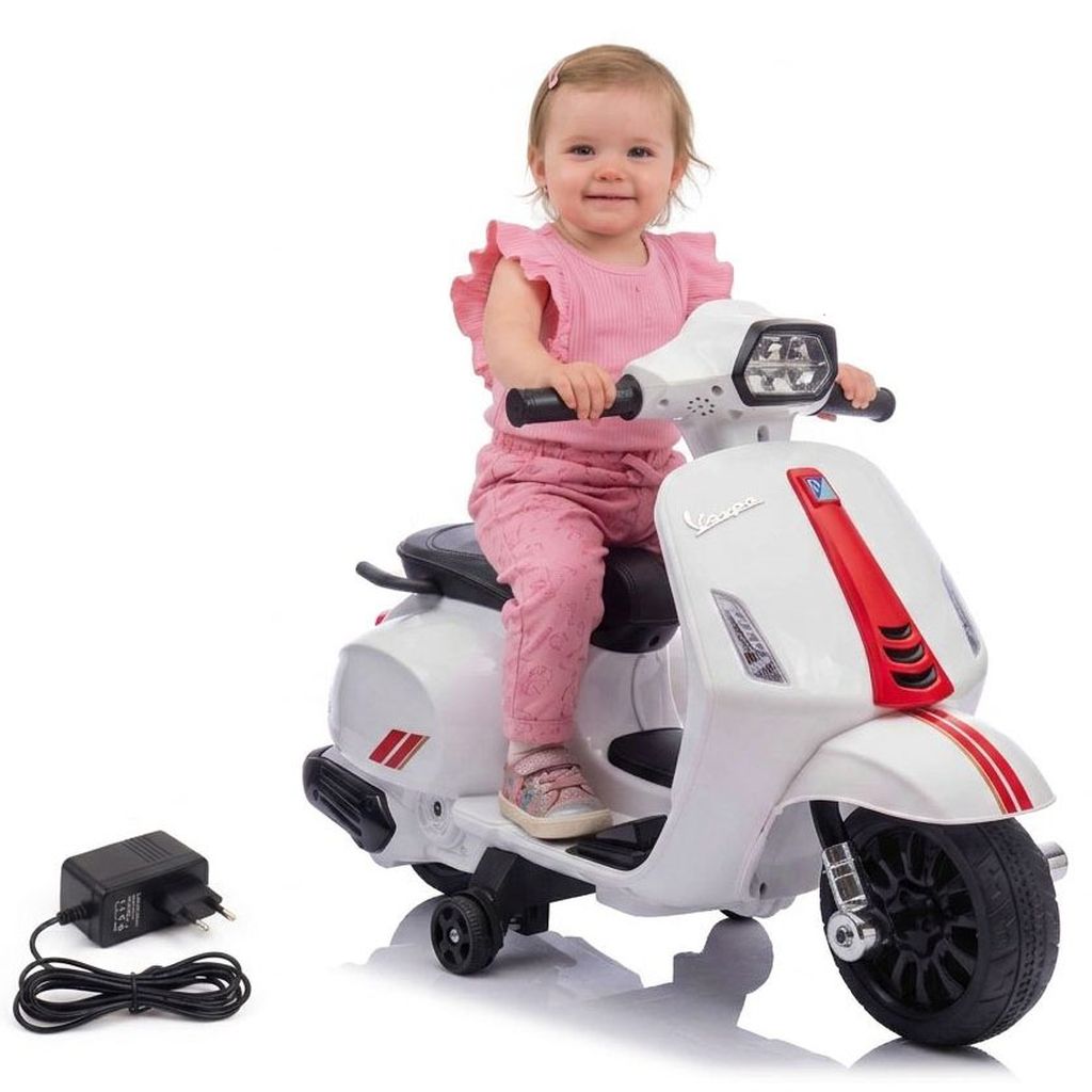 Pierwszy skuter na akumulator dla dziecka Vespa, licencja - obrazek 8