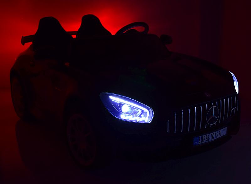 MERCEDES DWUOSOBOWY GT R 4x4, MIĘKKIE KOŁA EVA, MIĘKKIE SIEDZENIE FULL OPCJA, LAKIER/HL289 - obrazek 5