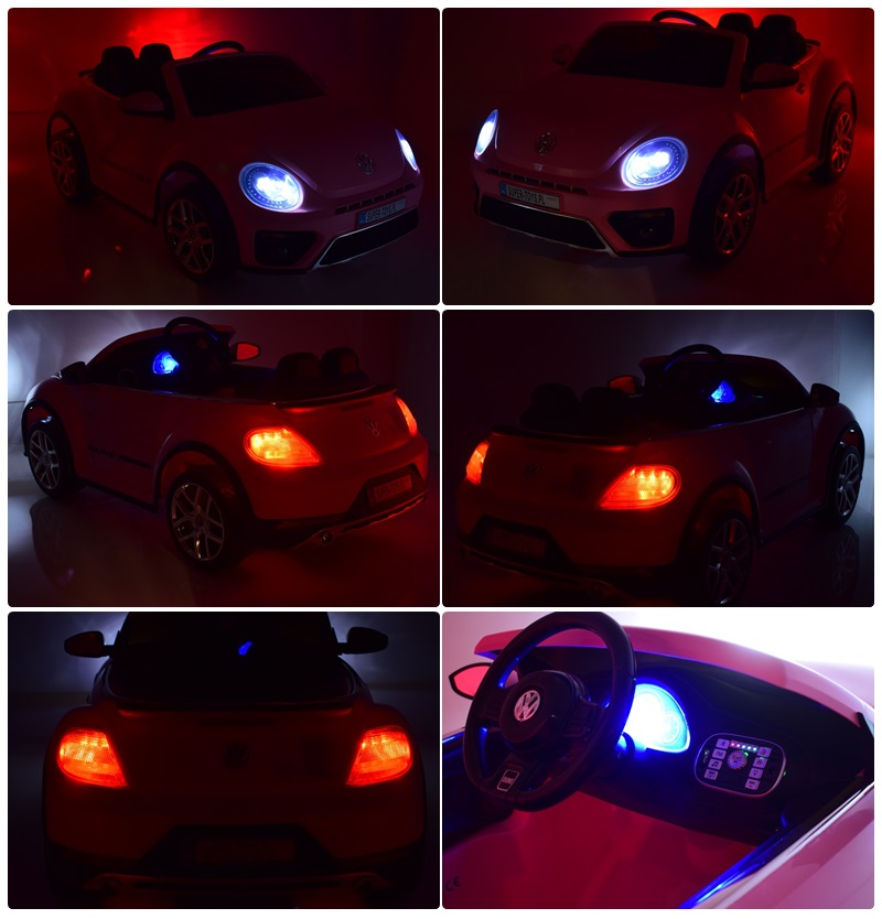 VW BEETLE, MIĘKKIE SIEDZENIE , MIEKKIE KOŁA, SYSTEM ESW, RADIO FM, BLUETOOTH, ŚWIATŁA AWARYJNE /S303 - obrazek 2