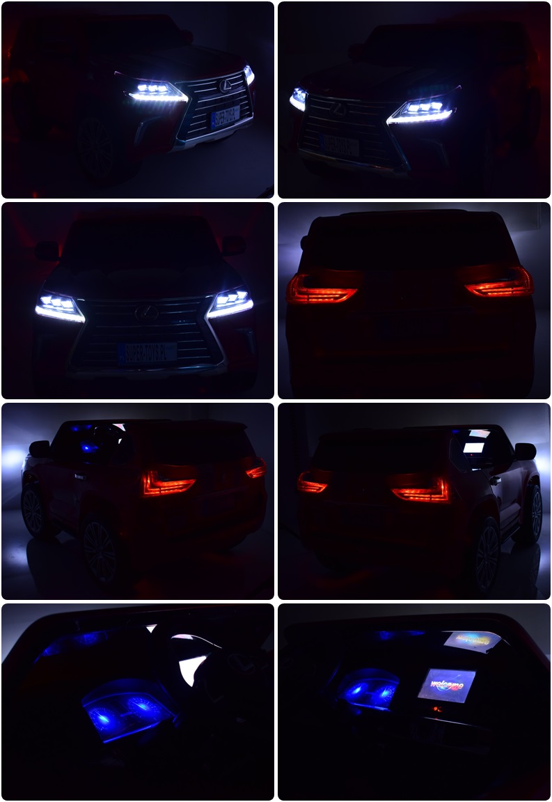 LEXUS LX-570 LAKIER, MP4, MIĘKKIE KOŁA, MIĘKKIE SIEDZENIE, PEŁNA OPCJA 2X12V/LX570 - obrazek 5