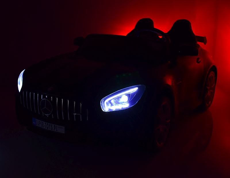 MERCEDES DWUOSOBOWY GT R 4x4, MIĘKKIE KOŁA EVA, MIĘKKIE SIEDZENIE FULL OPCJA, LAKIER/HL289 - obrazek 7