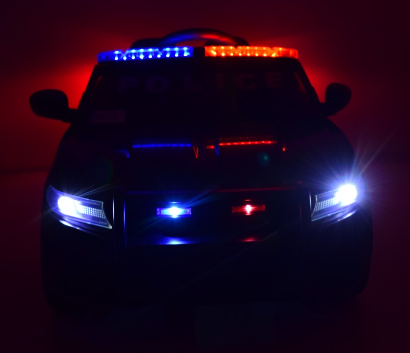 AUTO POLICJA, DŹWIĘKI, MIĘKKIE KOŁA EVA, MIĘKKIE SIEDZENIE/JC666 - obrazek 7