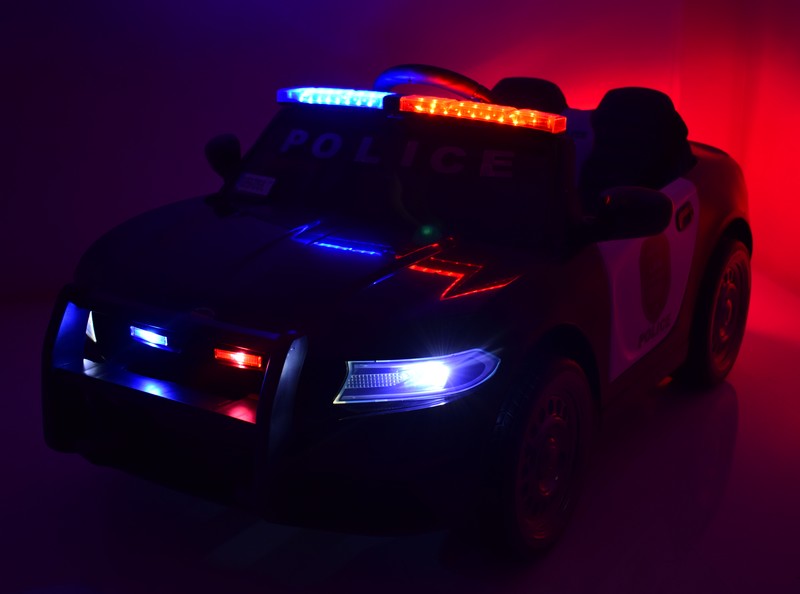AUTO POLICJA, DŹWIĘKI, MIĘKKIE KOŁA EVA, MIĘKKIE SIEDZENIE/JC666 - obrazek 8