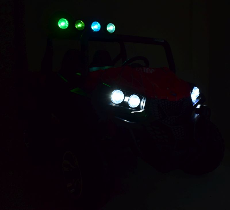 MEGA BUGGY 4X4, 2x12V SPEED NEW DLA 2 DZIECI, MĘKKIE KOŁA, MIĘKKIE SIEDZENIA/S2588 - obrazek 4