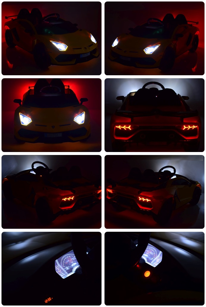 ORYGINALNE LAMBORGHINI SVJ PEŁNA OPCJA, MIĘKKIE KOŁA, MIĘKKIE SIEDZENIE/HL328 - obrazek 8