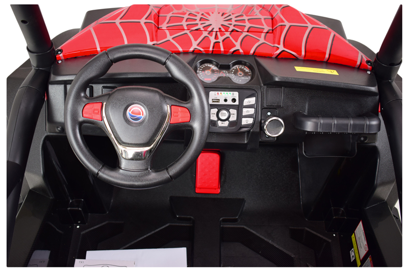 MEGA BUGGY 4X4, 2x12V SPEED NEW DLA 2 DZIECI, MĘKKIE KOŁA, MIĘKKIE SIEDZENIA/S2588 - obrazek 6