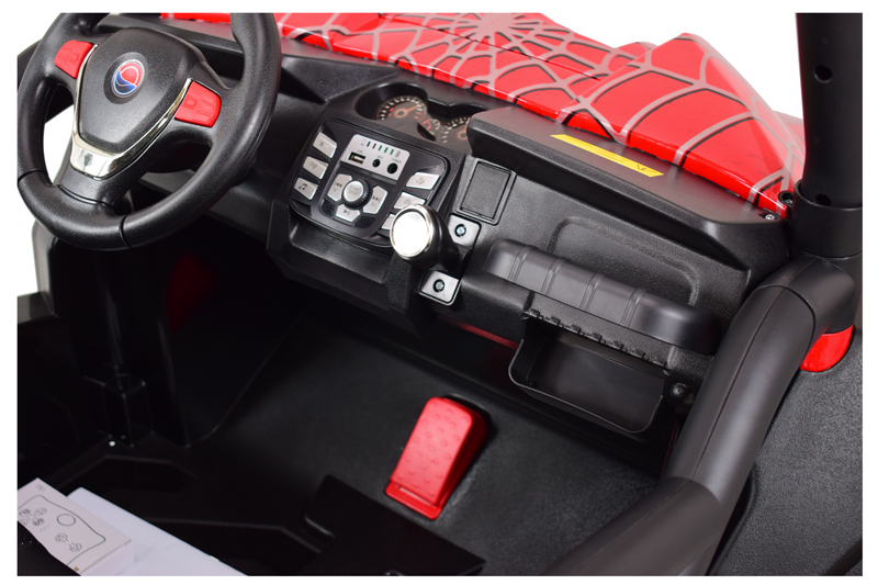 MEGA BUGGY 4X4, 2x12V SPEED NEW DLA 2 DZIECI, MĘKKIE KOŁA, MIĘKKIE SIEDZENIA/S2588 - obrazek 7