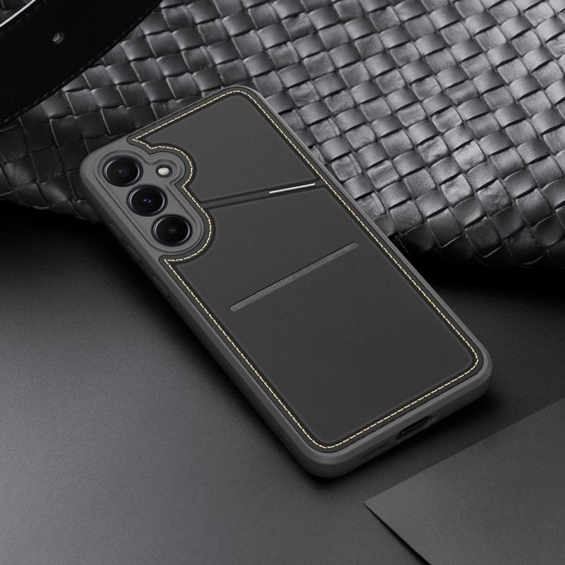 Etui Dux Ducis Rafi II na Samsung Galaxy S25+ z podstawką i portfelem - czarne - obrazek 3