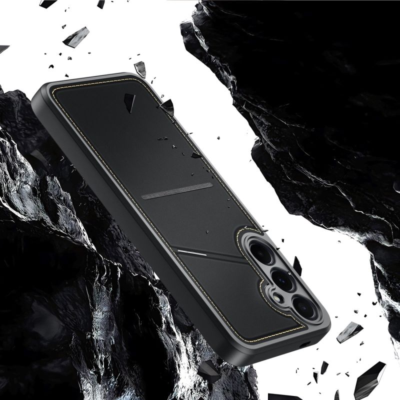 Etui Dux Ducis Rafi II na Samsung Galaxy S25+ z podstawką i portfelem - czarne - obrazek 8