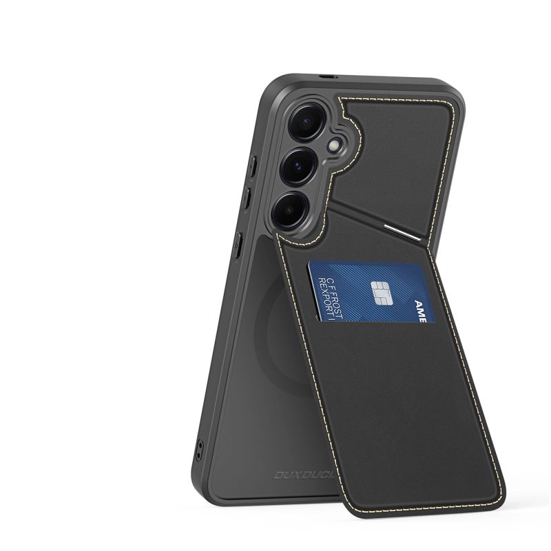 Etui Dux Ducis Rafi II na Samsung Galaxy S25+ z podstawką i portfelem - czarne - obrazek 15