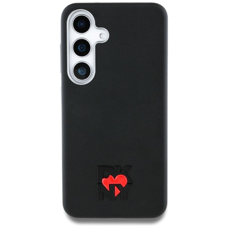 Etui DKNY Leather Heart of NY na Samsung Galaxy S25 - czarne - obrazek 3