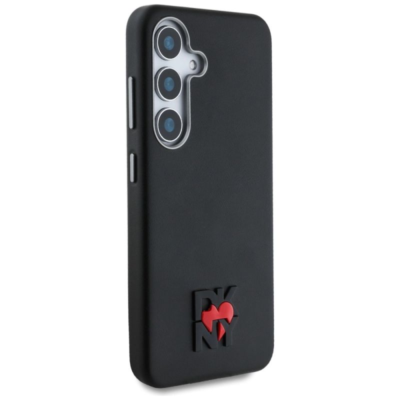 Etui DKNY Leather Heart of NY na Samsung Galaxy S25 - czarne - obrazek 4