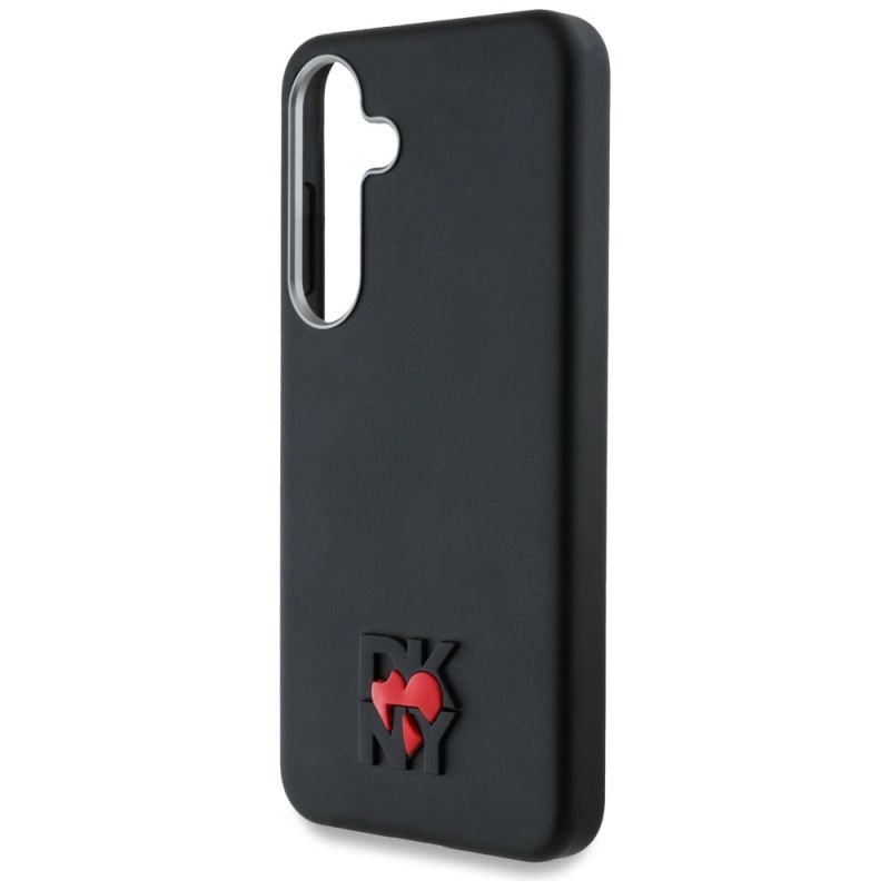 Etui DKNY Leather Heart of NY na Samsung Galaxy S25 - czarne - obrazek 6