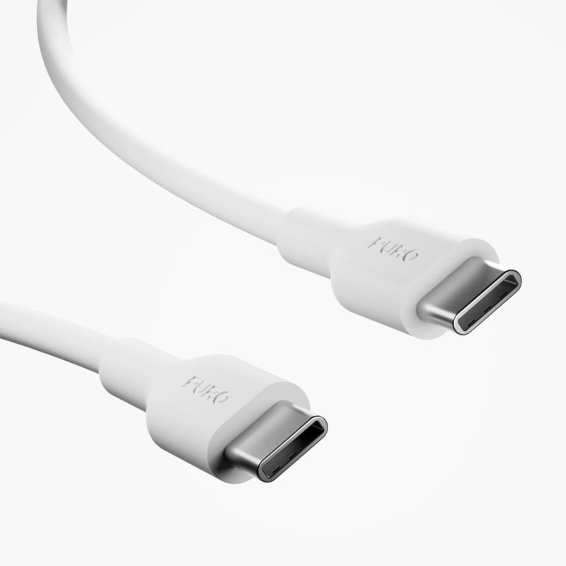 Ładowarka Puro Daily Prolite 45W USB-C USB-A Power Delivery z kablem USB-C - biała - obrazek 6