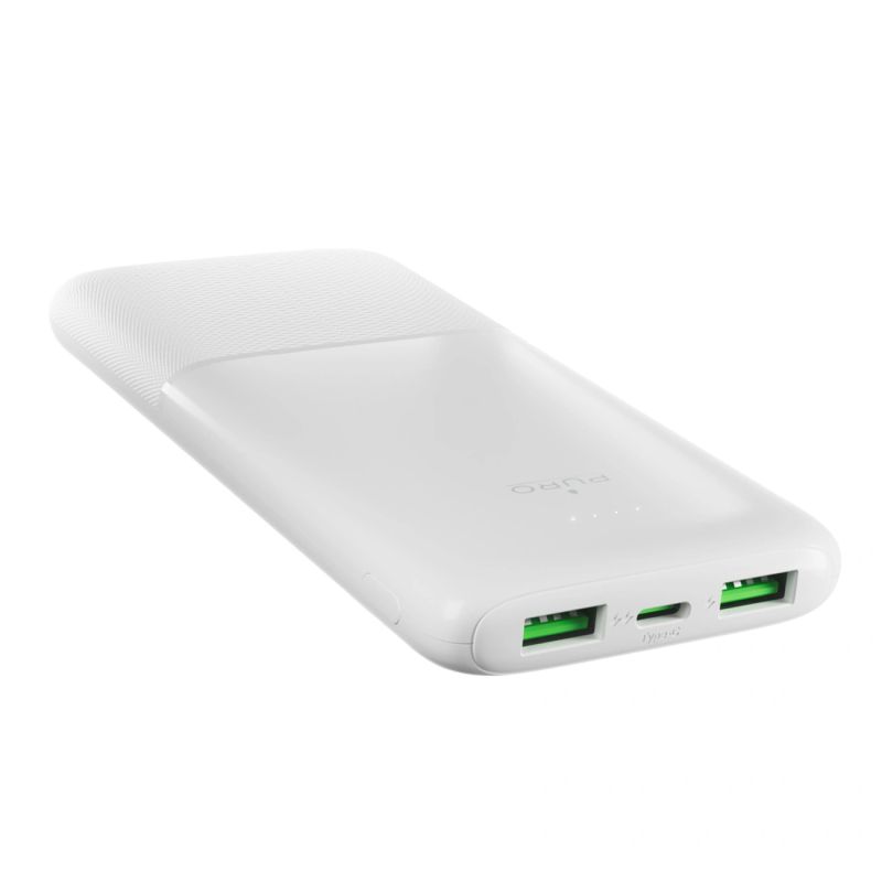 Powerbank Puro DAILY 10 PLUS 10000mAh 2x USBA / 1x USB-C 22.5W - biały - obrazek 4