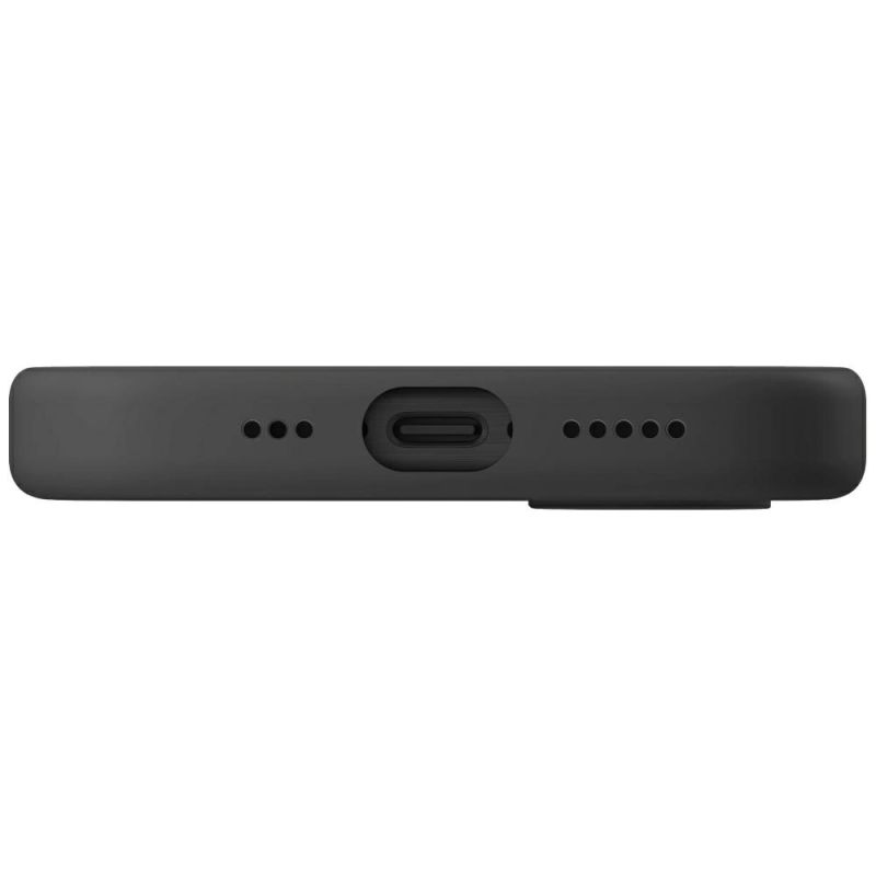 Etui UNIQ Lino Magclick Charging na iPhone 16e - szare - obrazek 3