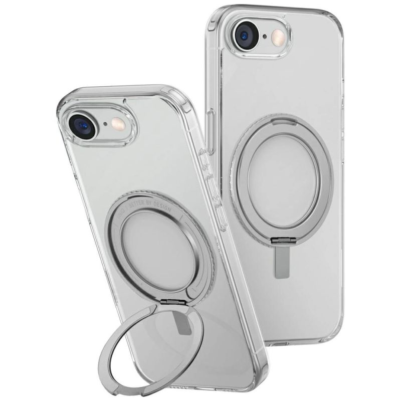 Etui UNIQ Swivix 360 Rotating Kickstand na iPhone 16e - przezroczyste