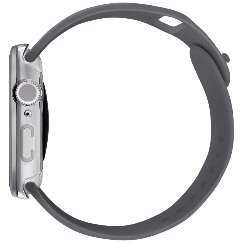 Etui ze szkłem hartowanym UNIQ Voute na Apple Watch 10 46 mm - srebrne - obrazek 3