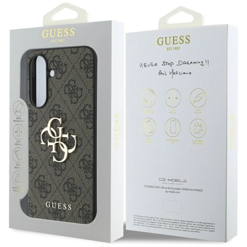Etui Guess Big 4G Logo Classic Logo na Samsung Galaxy A56 - brązowe - obrazek 7
