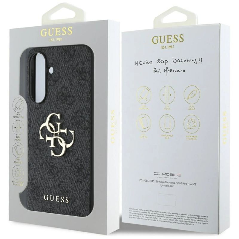 Etui Guess Big 4G Logo Classic Logo na Samsung Galaxy A56 - czarne - obrazek 7