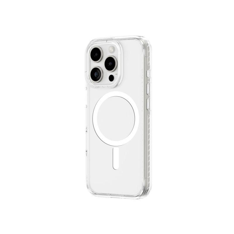 Etui silikonowe AMAZINGTHING Titan Pro Mag Case z pierścieniem magnetycznym do iPhone 16 Pro - przezroczyste - obrazek 3