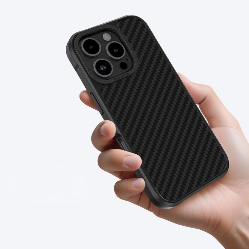 Etui pancerne AMAZINGTHING Titan Max Case z włóknami aramidowymi 1500D do iPhone 16 Pro Max - czarne - obrazek 2