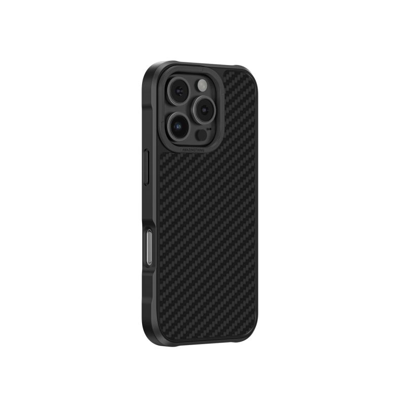 Etui pancerne AMAZINGTHING Titan Max Case z włóknami aramidowymi 1500D do iPhone 16 Pro Max - czarne - obrazek 3